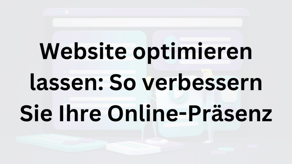 Website optimieren lassen