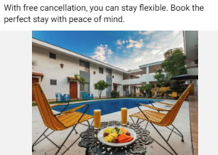 Beispiel Werbung für Ferienwohnung Social Media Ads