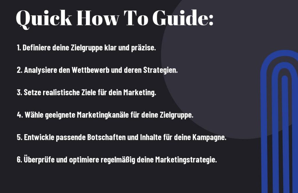 Marketingstrategie entwickeln